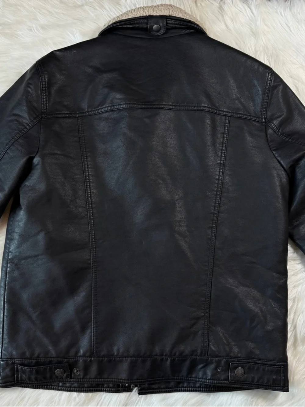 Levi's‎ Faux Leather Sherpa Trucker Jacket